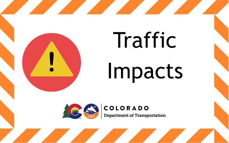 traffic impacts graphic Motorists will encounter mulitple paving operations on US 160 near downtown Pagosa Springs Sunday (9/24) and Monday (9/25) night.